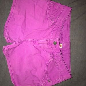 Purple Shorts.